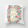 Letter Print Cushion Cover - Your Needs 1st